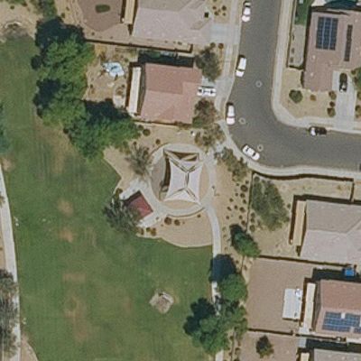Aerial view of Xavier Park