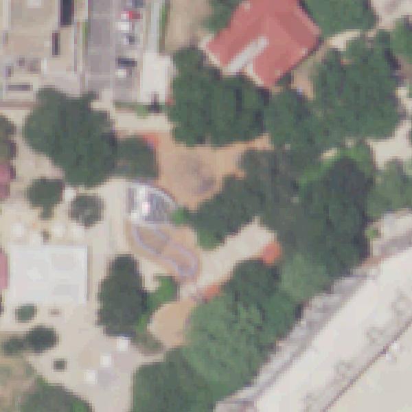 Aerial photo of Yanaguana Garden at Hemisfair