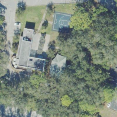 Aerial view of Youth Center Park East