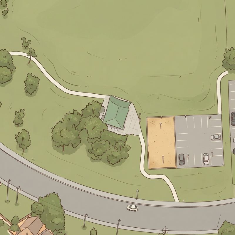 Illustrated map of Acadia Park