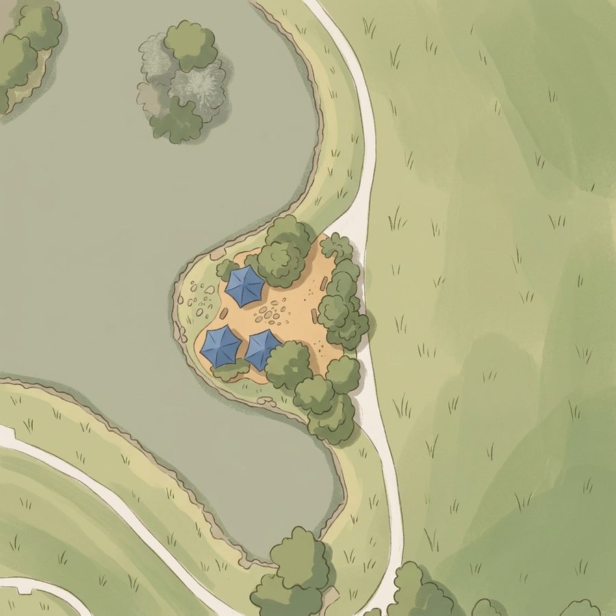 Illustrated map of Addenbrooke Park