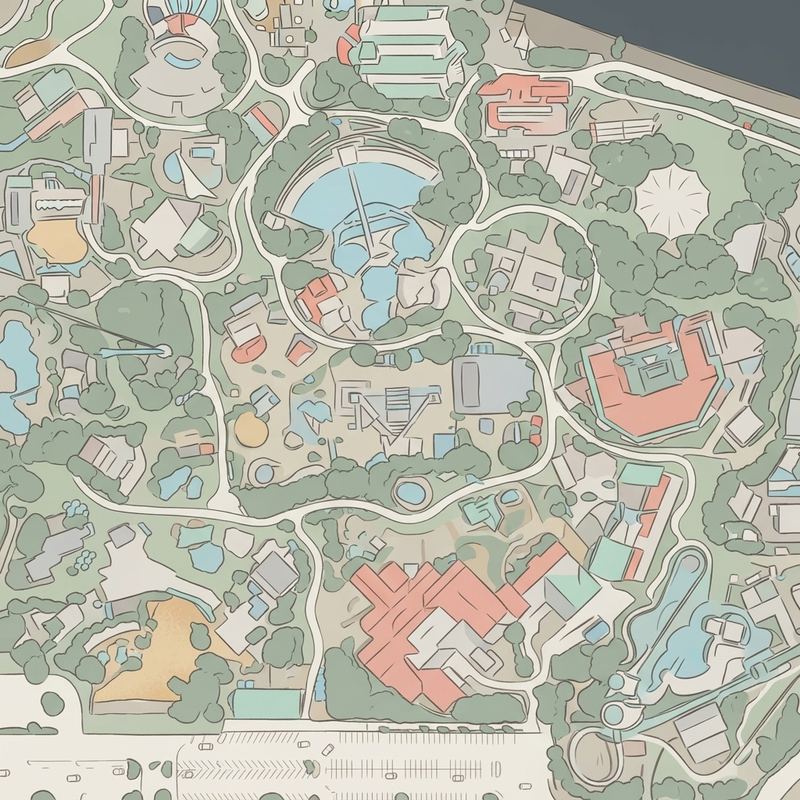 Illustrated map of Air Bounce