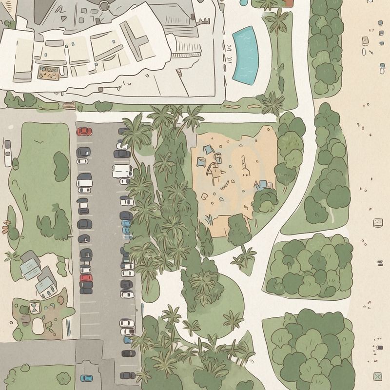 Illustrated map of Allison Park