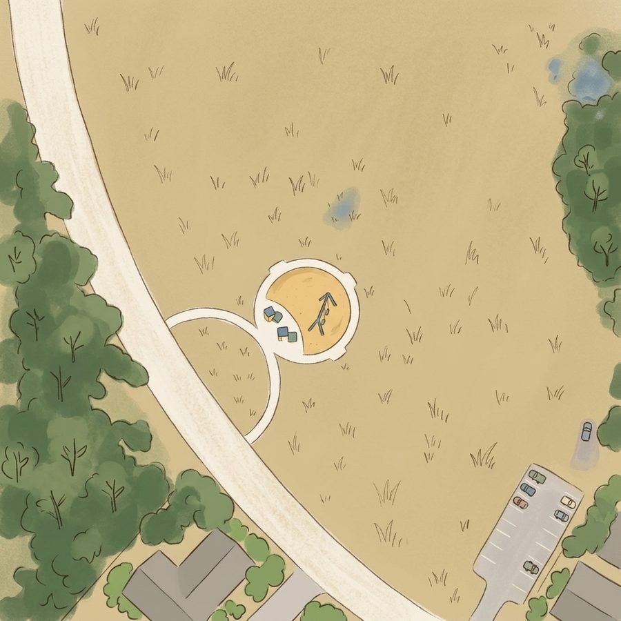 Illustrated map of Alpers Farm Park