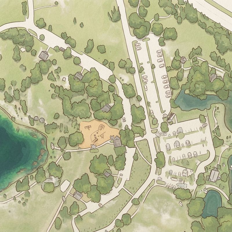 Illustrated map of Amelia Earhart Park Shelter #3