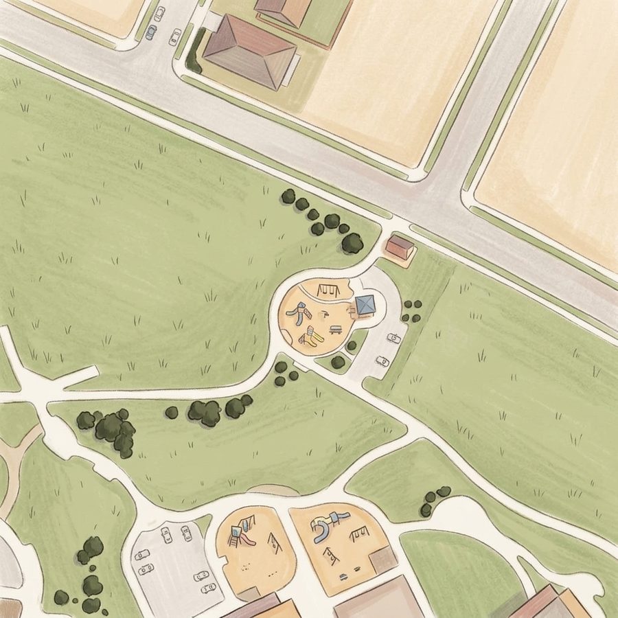 Illustrated map of Anthem Field