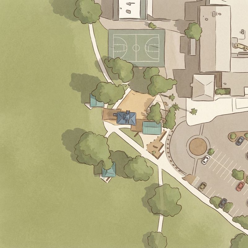 Illustrated map of Apache Park