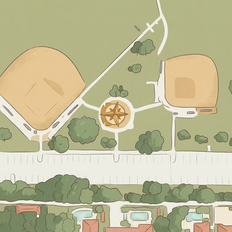 Illustrated map of Arapaho Park