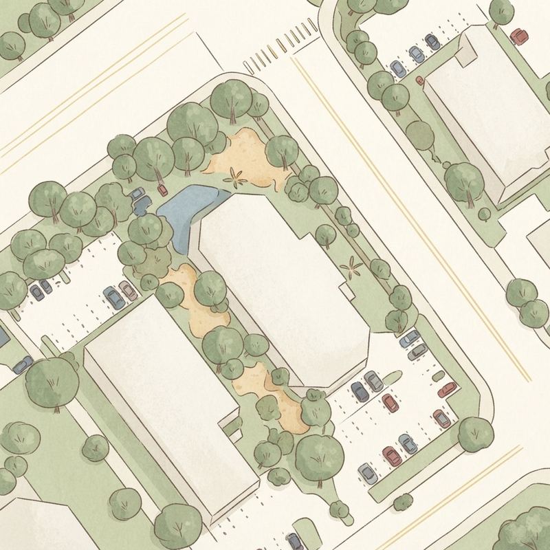 Illustrated map of Audeo K-5 | Homeschool Program