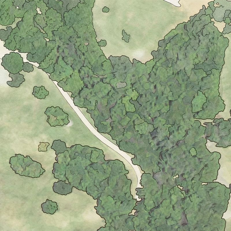 Illustrated map of B.B. Owen Park