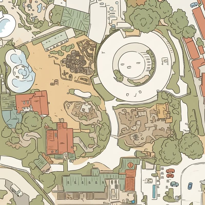 Illustrated map of Balboa Park