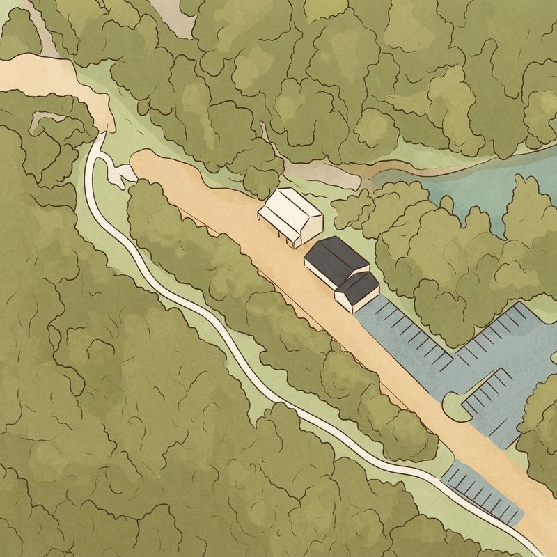 Illustrated map of Bass Park