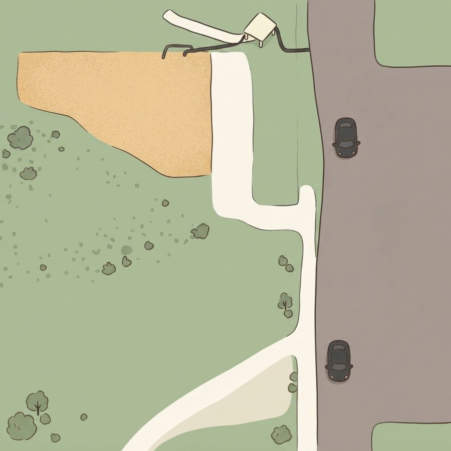 Illustrated map of Battle Born Park
