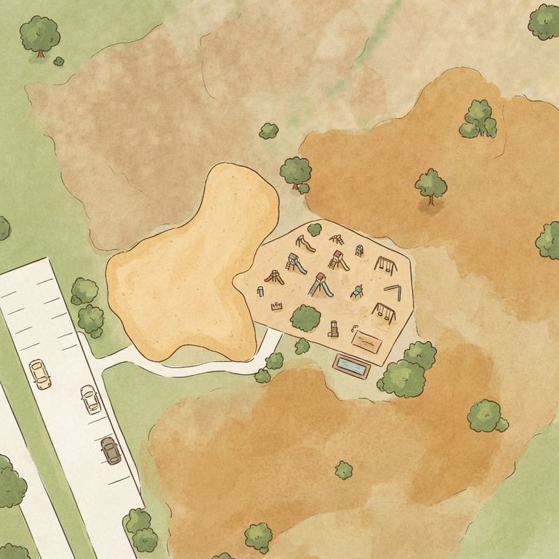 Illustrated map of Beekeeper playground