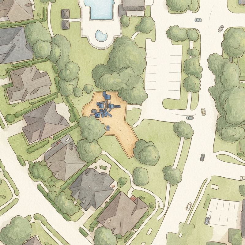 Illustrated map of Berkshire Park