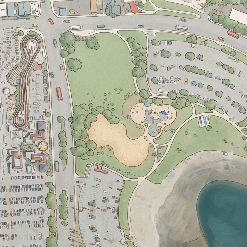Illustrated map of Bonita Cove
