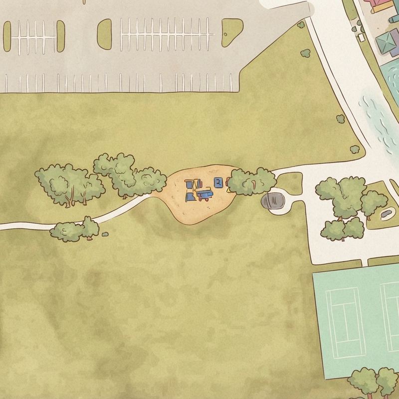 Illustrated map of Bradford Park