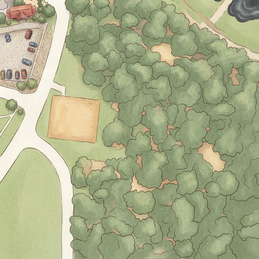 Illustrated map of Bridgestone Park