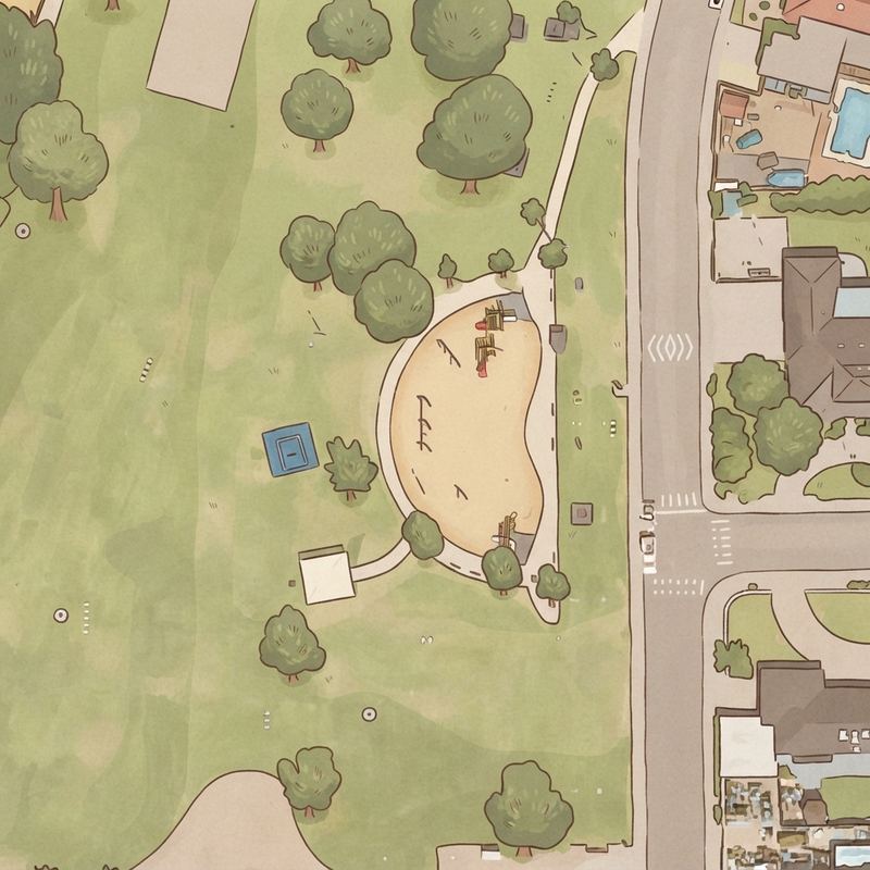 Illustrated map of Candlelight Park