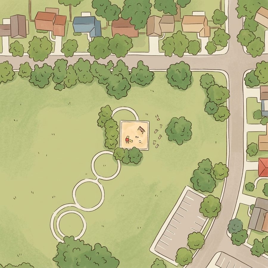 Illustrated map of Canterbury Park