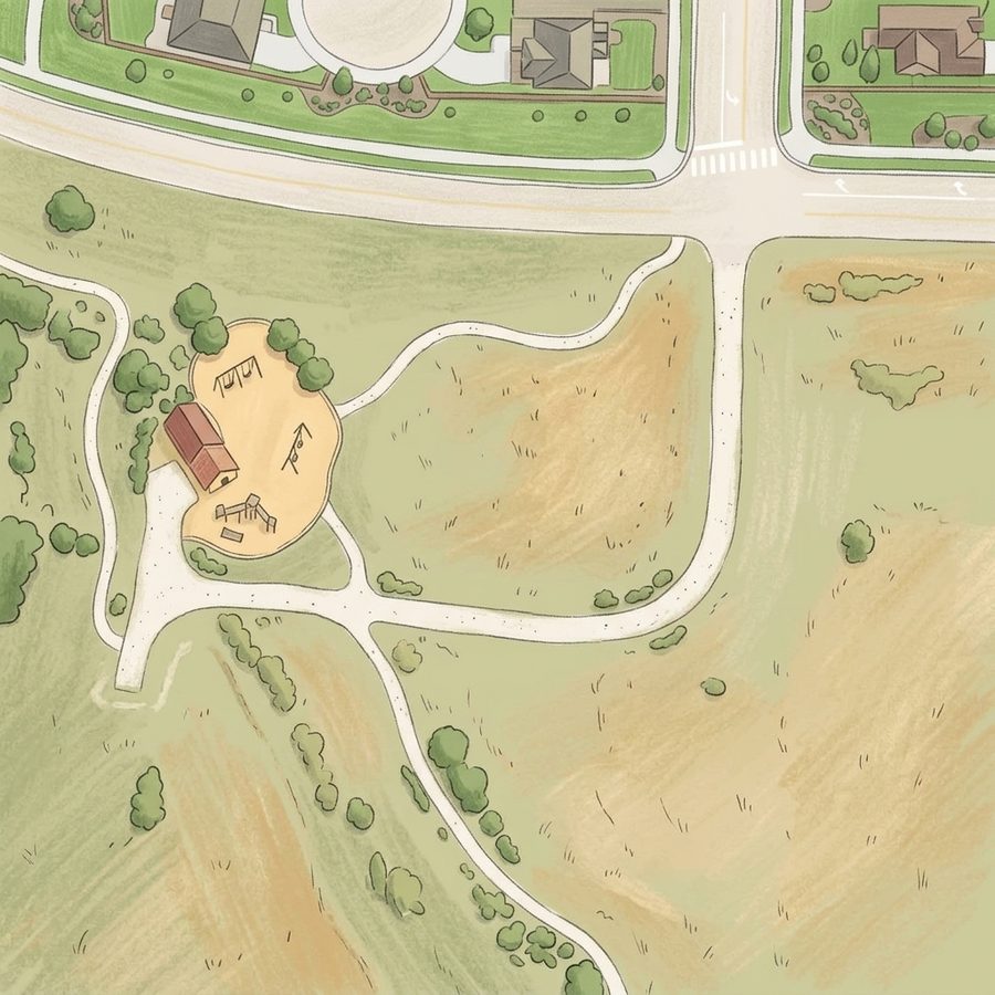 Illustrated map of Carmen Playground