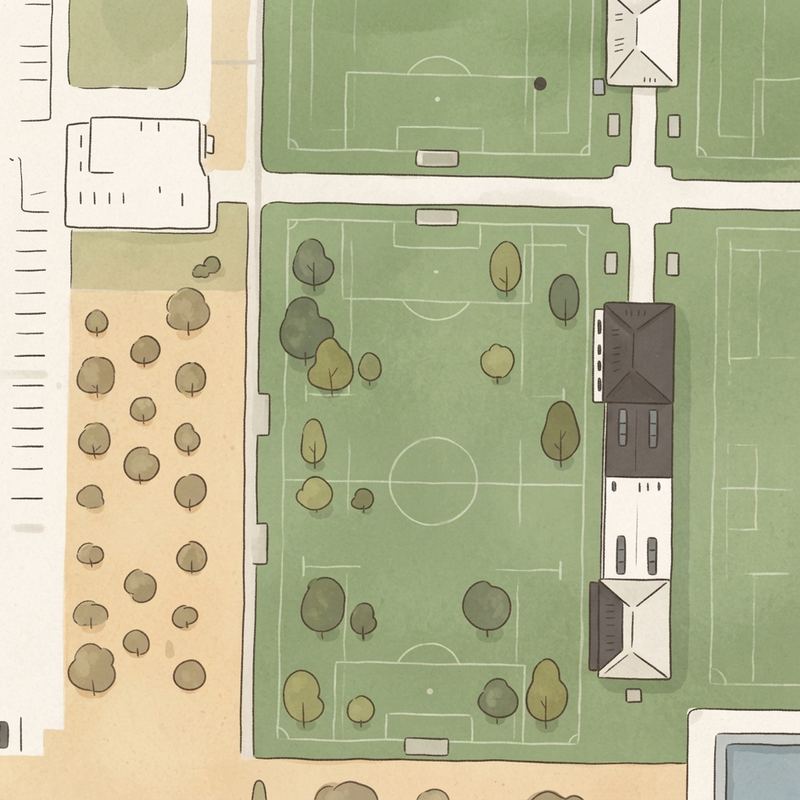 Illustrated map of Carpenter Park