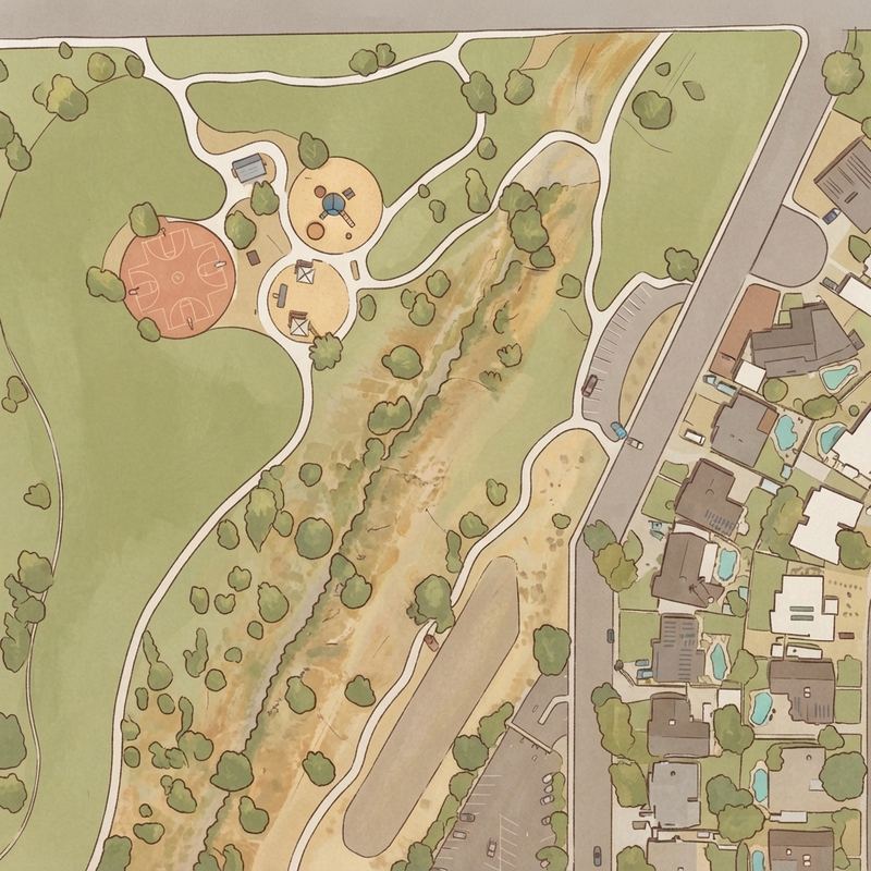 Illustrated map of Cave Creek Park - Thunderbird
