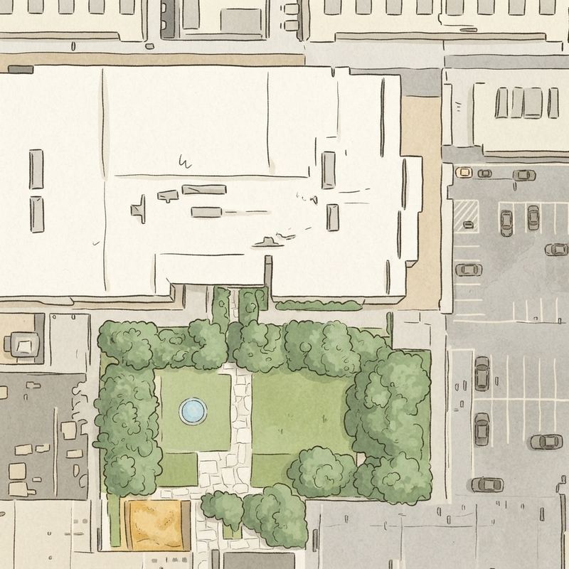 Illustrated map of CenterPark Garden