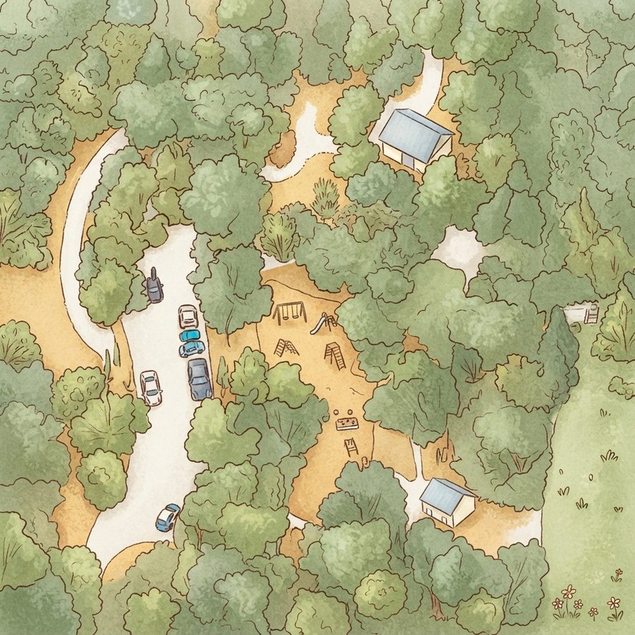 Illustrated map of Chapin Station
