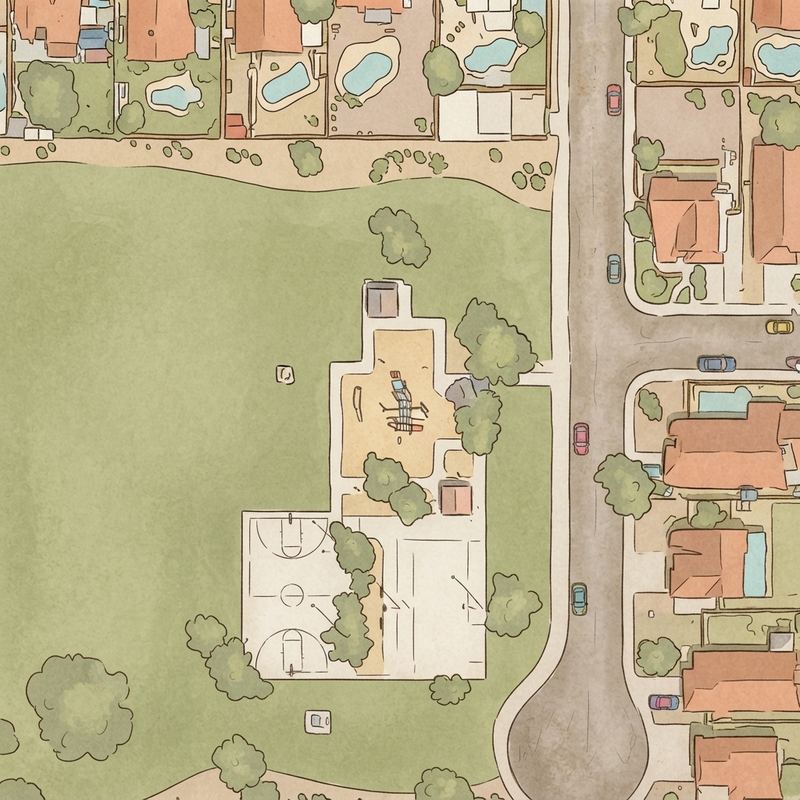 Illustrated map of Chelsea Park