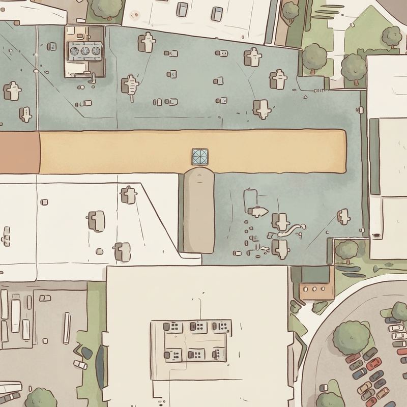 Illustrated map of Children's Play Area