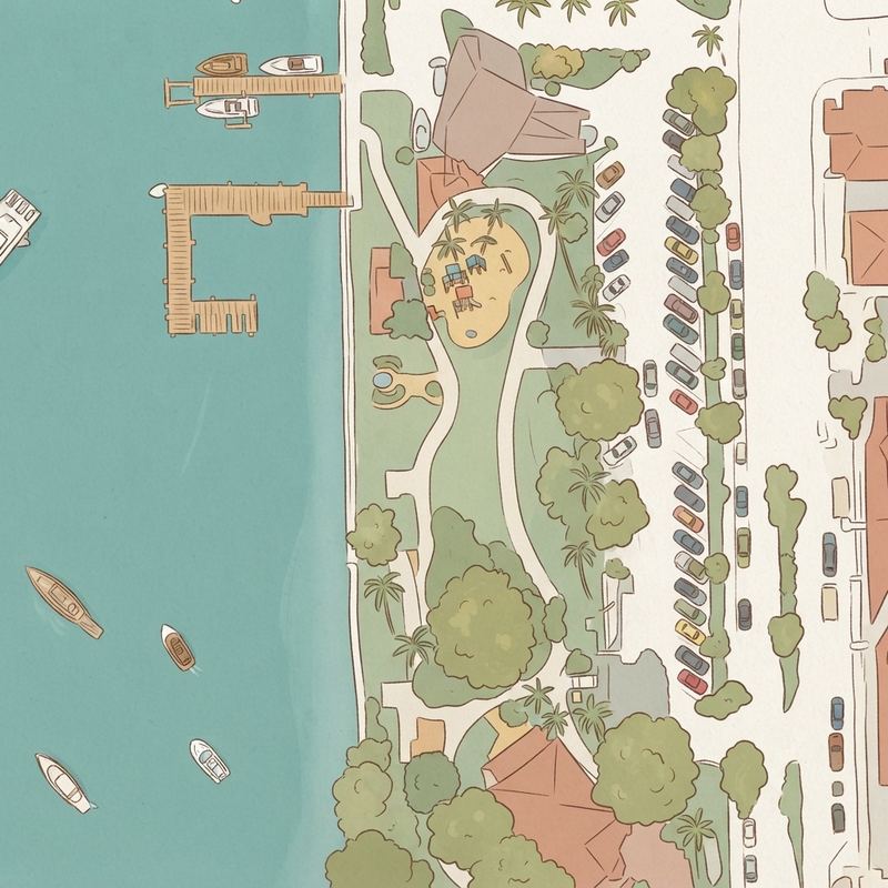 Illustrated map of Children’s Playground