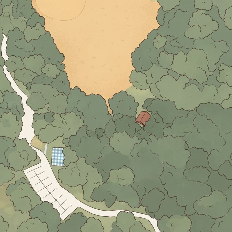 Illustrated map of Chosewood Park