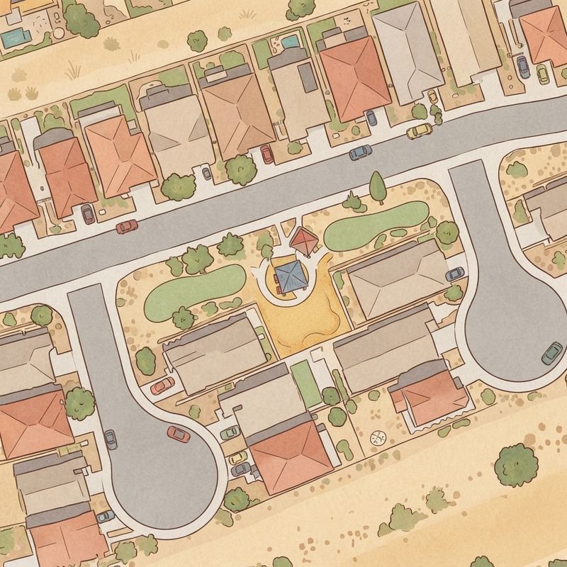 Illustrated map of Cielo Park at Estrella