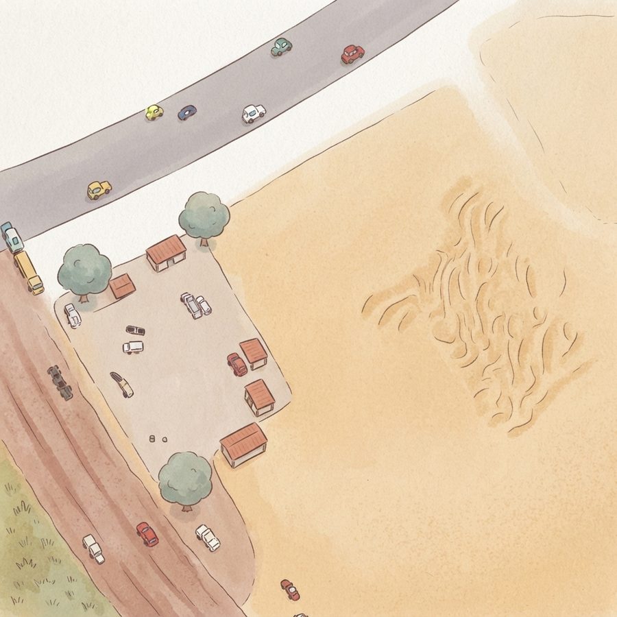 Illustrated map of Citrine Sky Park