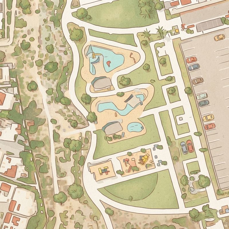 Illustrated map of Civita Park playground