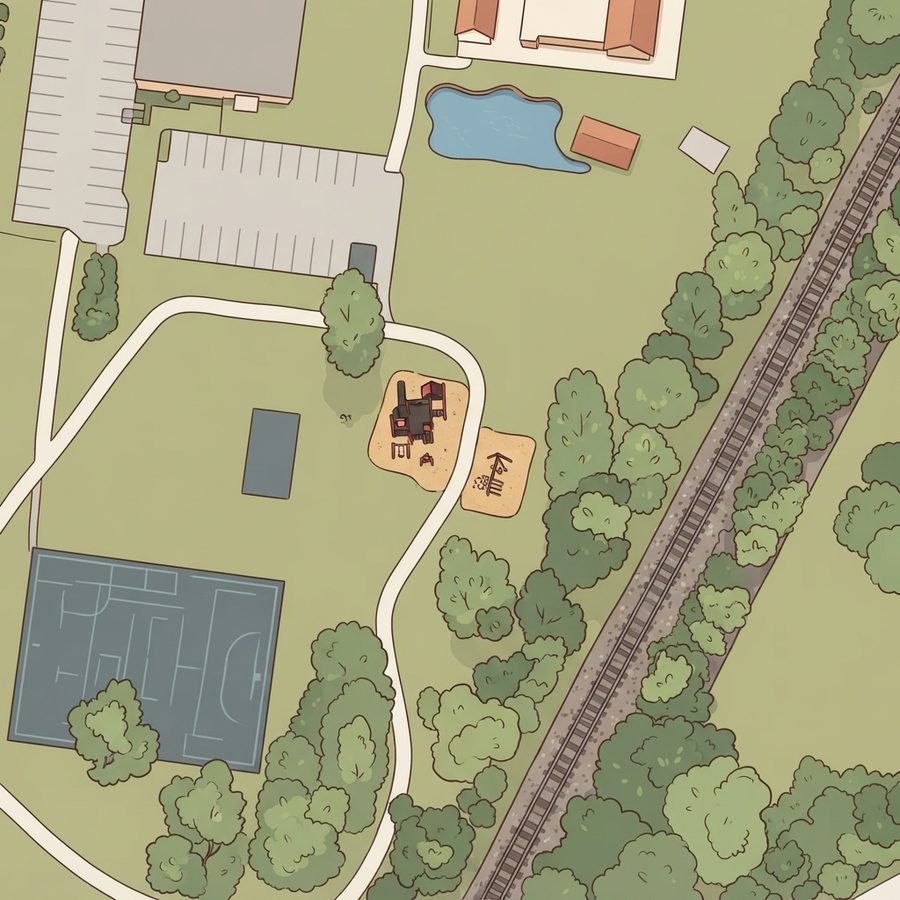 Illustrated map of Cleveland Park