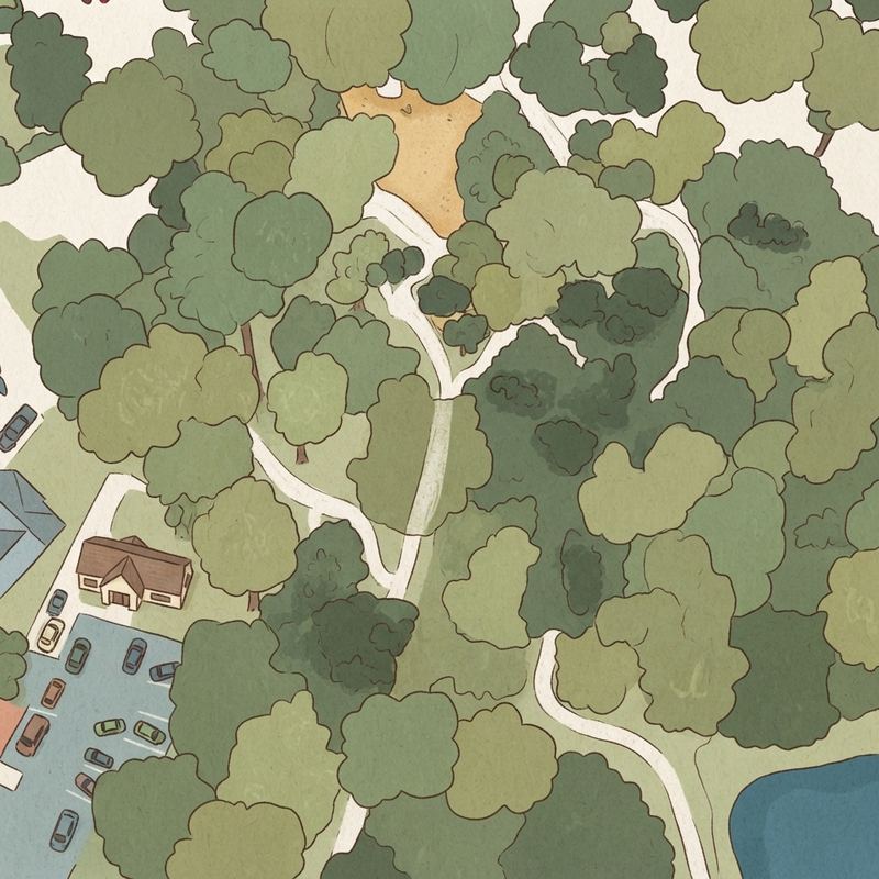 Illustrated map of Cofield Park Playground
