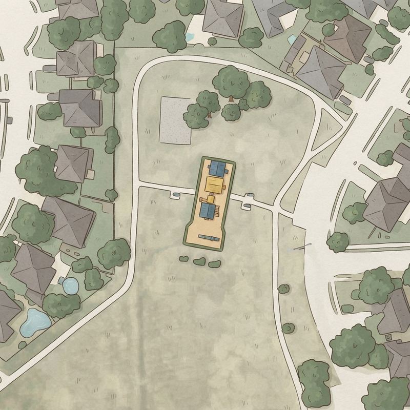 Illustrated map of Colony Park