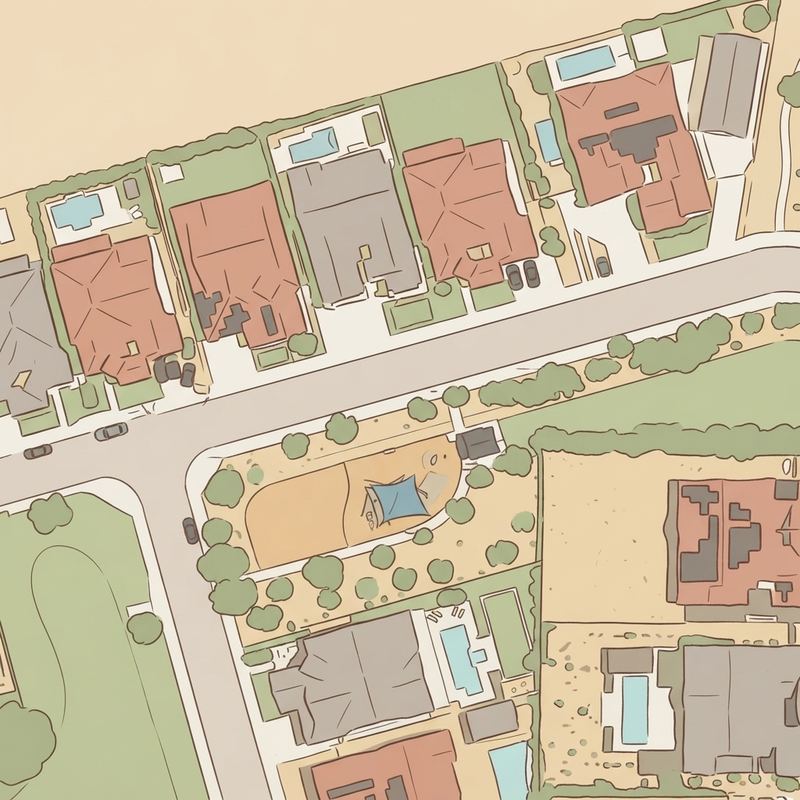 Illustrated map of Community playground