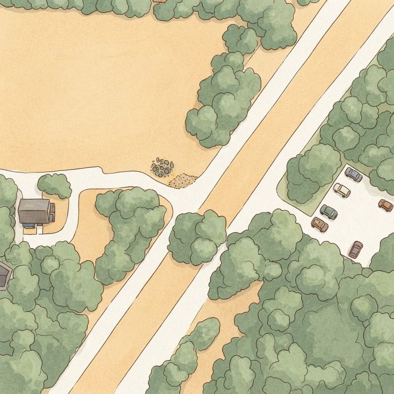 Illustrated map of Crawford Park