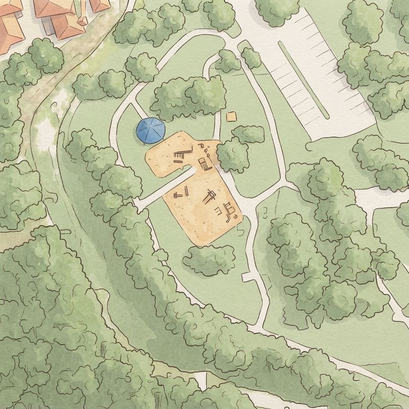Illustrated map of Creek Trail Park