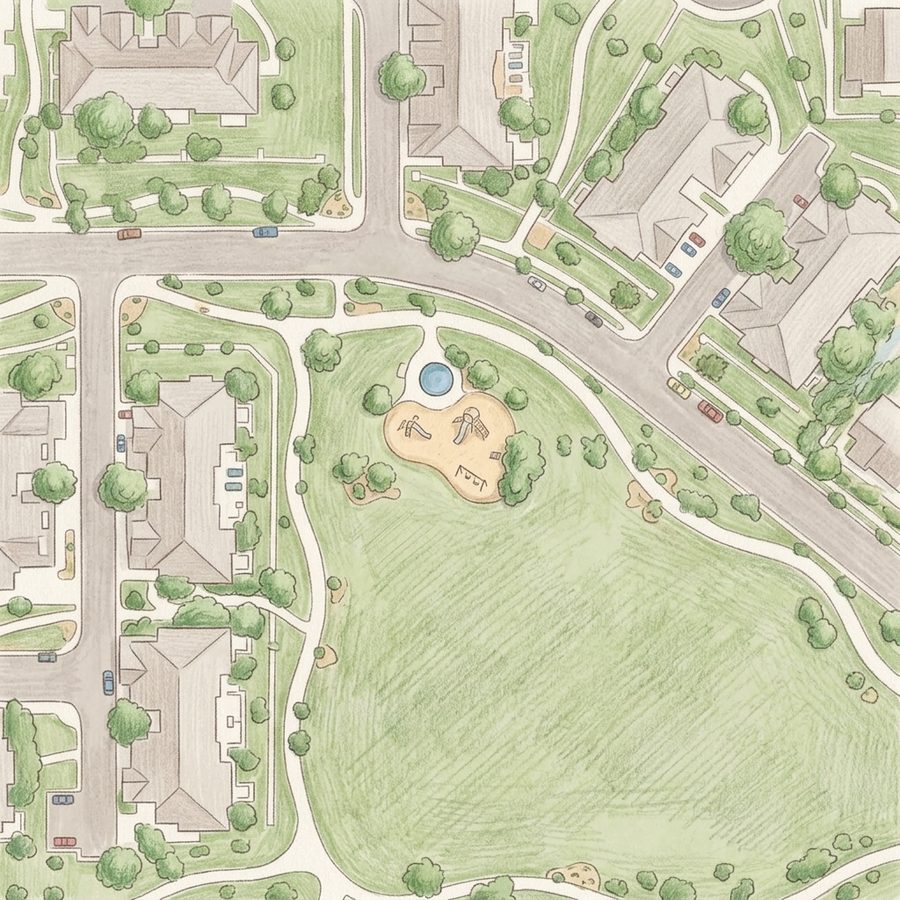 Illustrated map of Crofton Park
