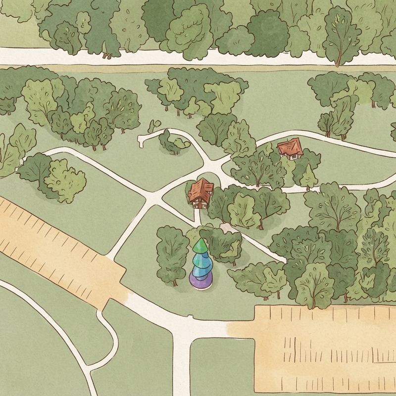 Illustrated map of Cullen Park Field 2