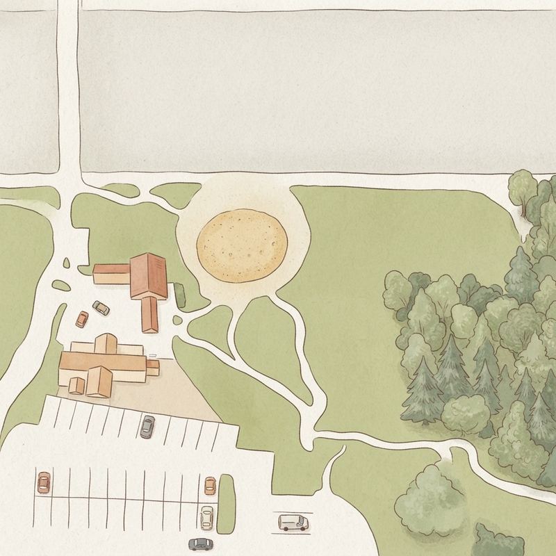 Illustrated map of Dalton Ranch Park