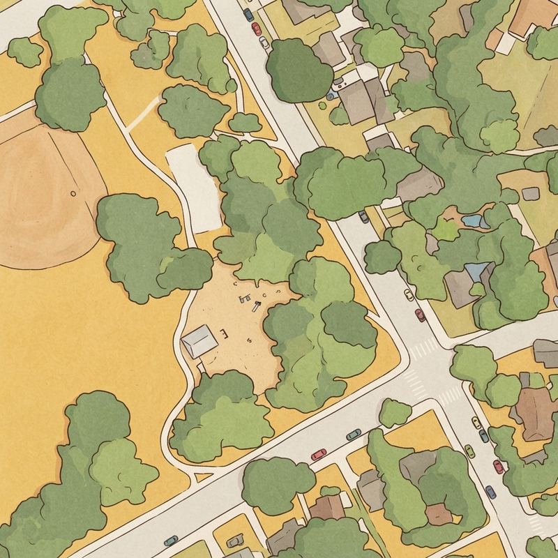 Illustrated map of Deerpath Park