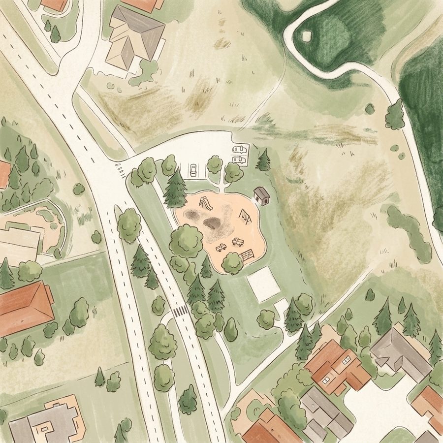 Illustrated map of Deirdre Meyer Park