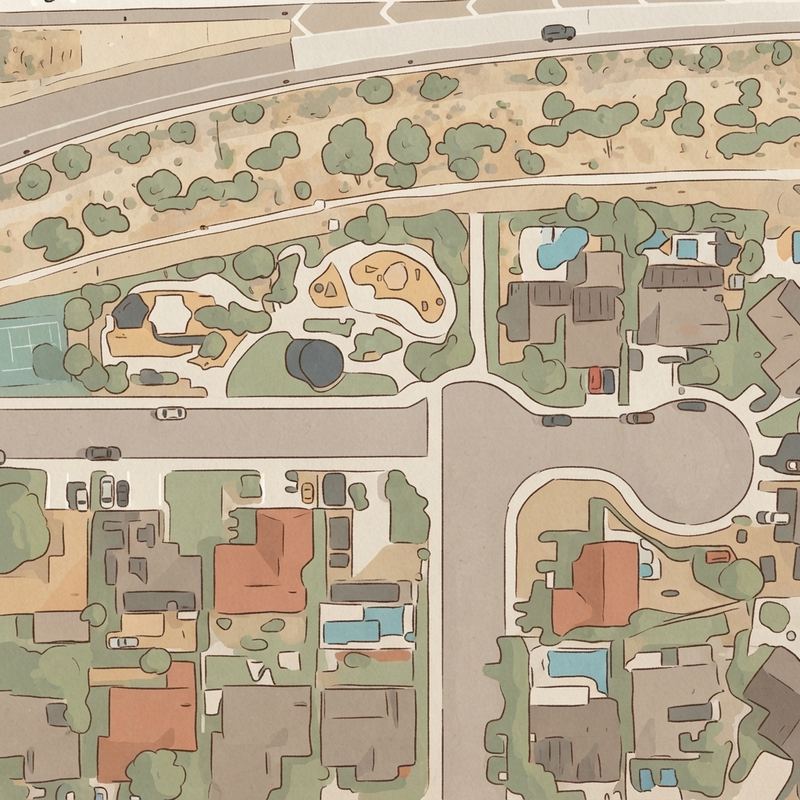 Illustrated map of Deputy Ken Collier Playground