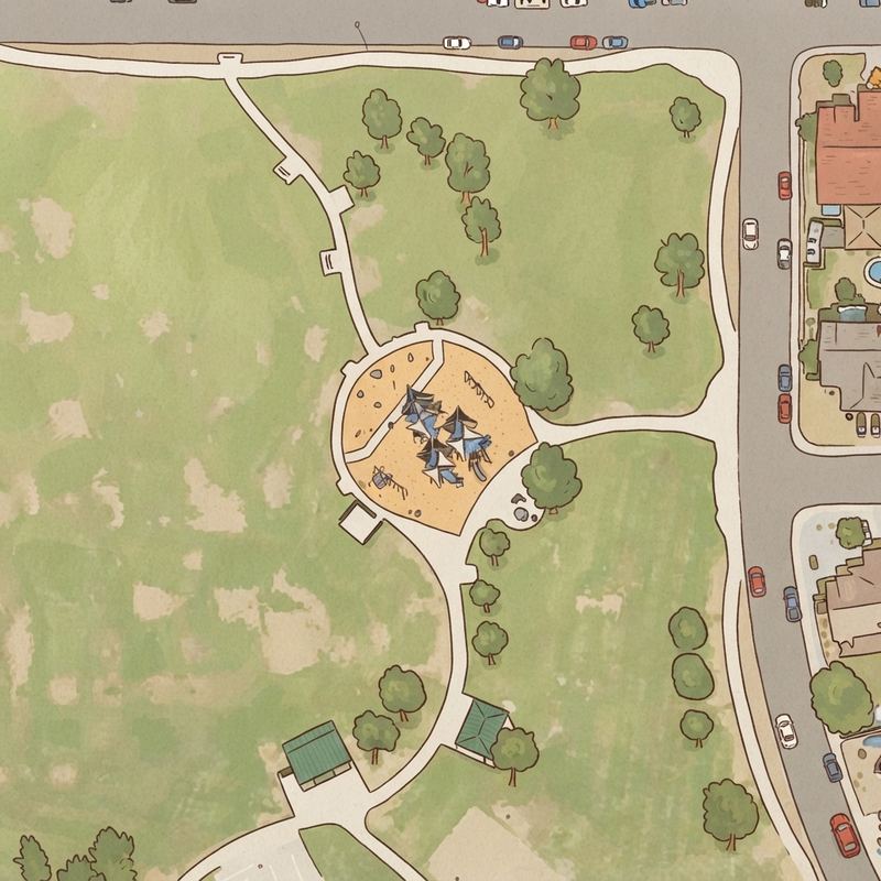 Illustrated map of Desert Star Park