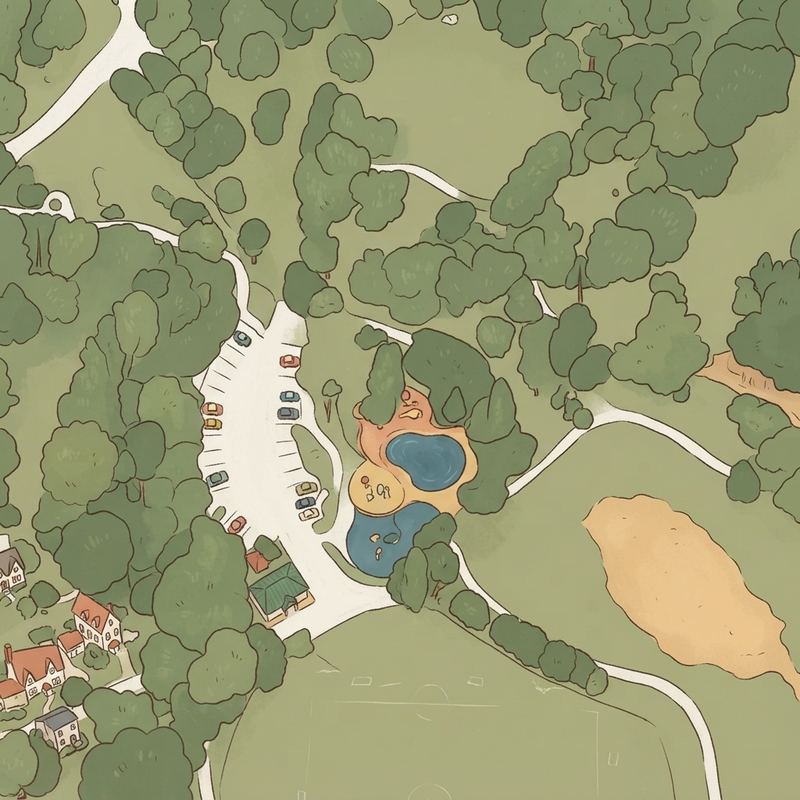 Illustrated map of Dresden Park